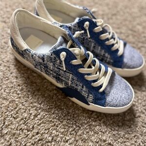 Stylish Blue and White Casual Sneakers